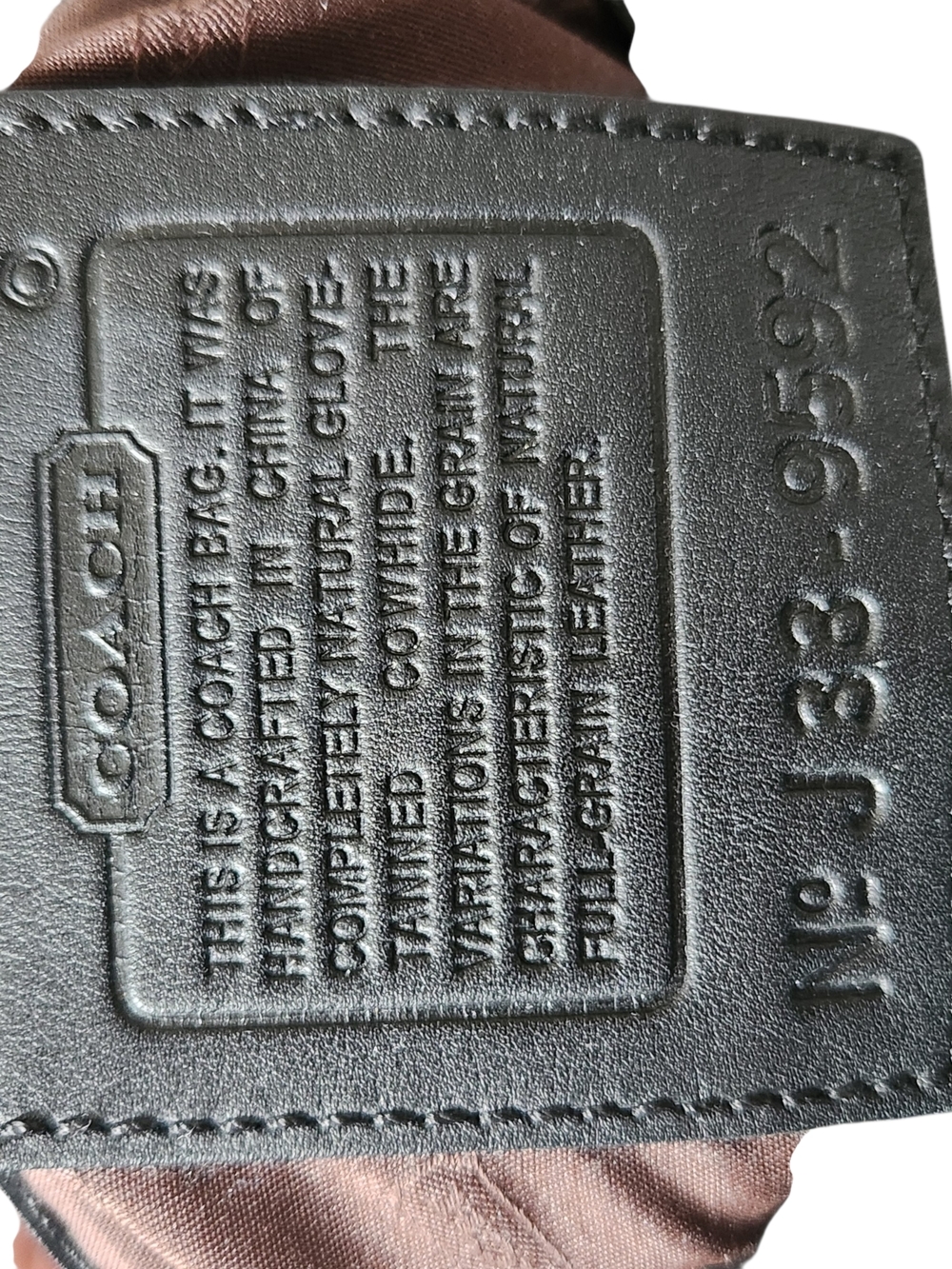 Vintage Coach Purse Shoulder Legacy Slim Black Leather Flap Crossbody 9592 EUC - Picture 10 of 12